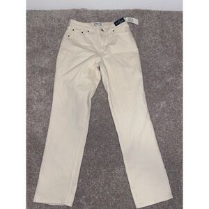 Abercrombie & Fitch The '90s Straight Mid Rise Curve Love Pant 28/6in (31x31)